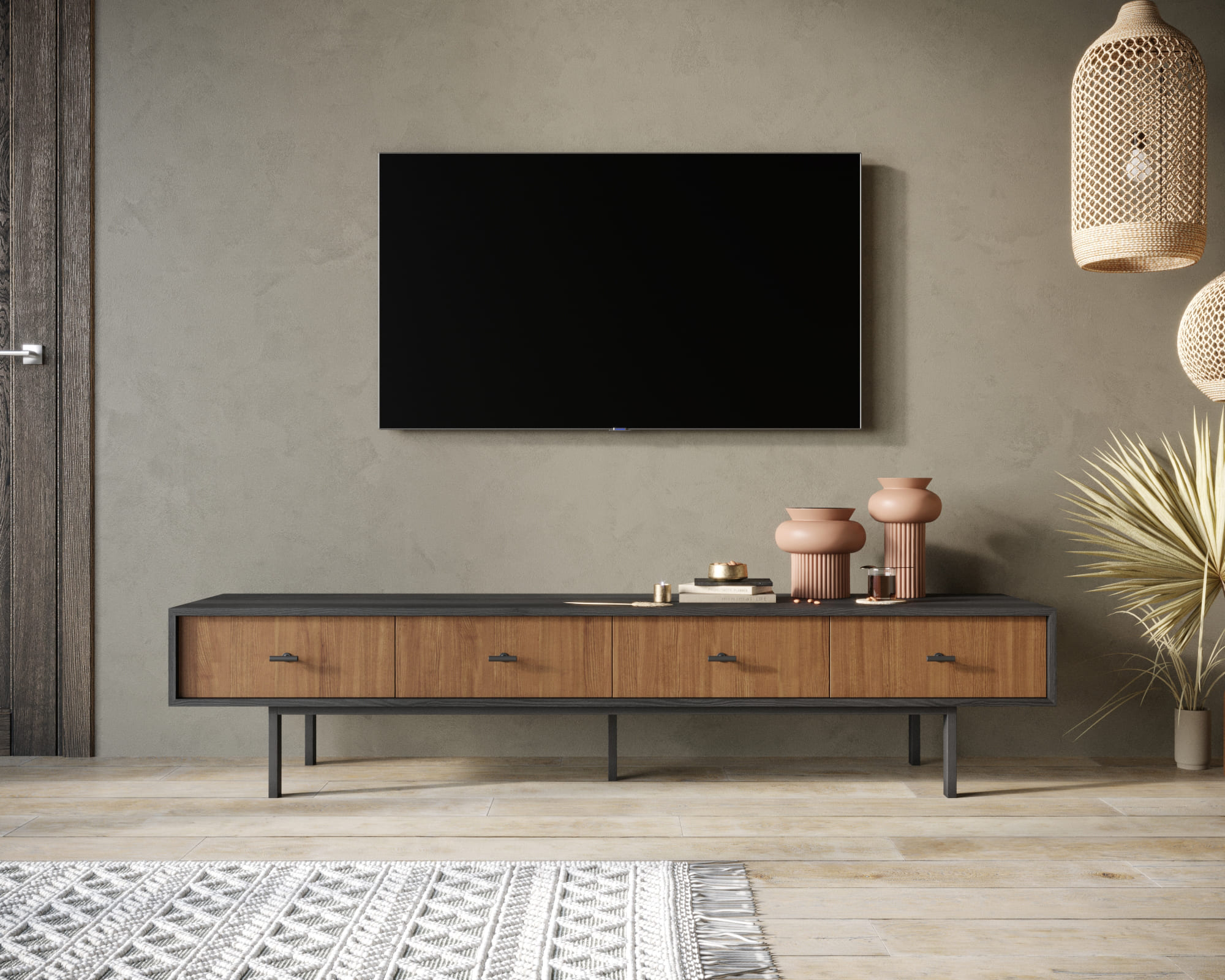 Комод с четырьмя ящиками под TV "Emerson" арт EM06 в интернет-магазине