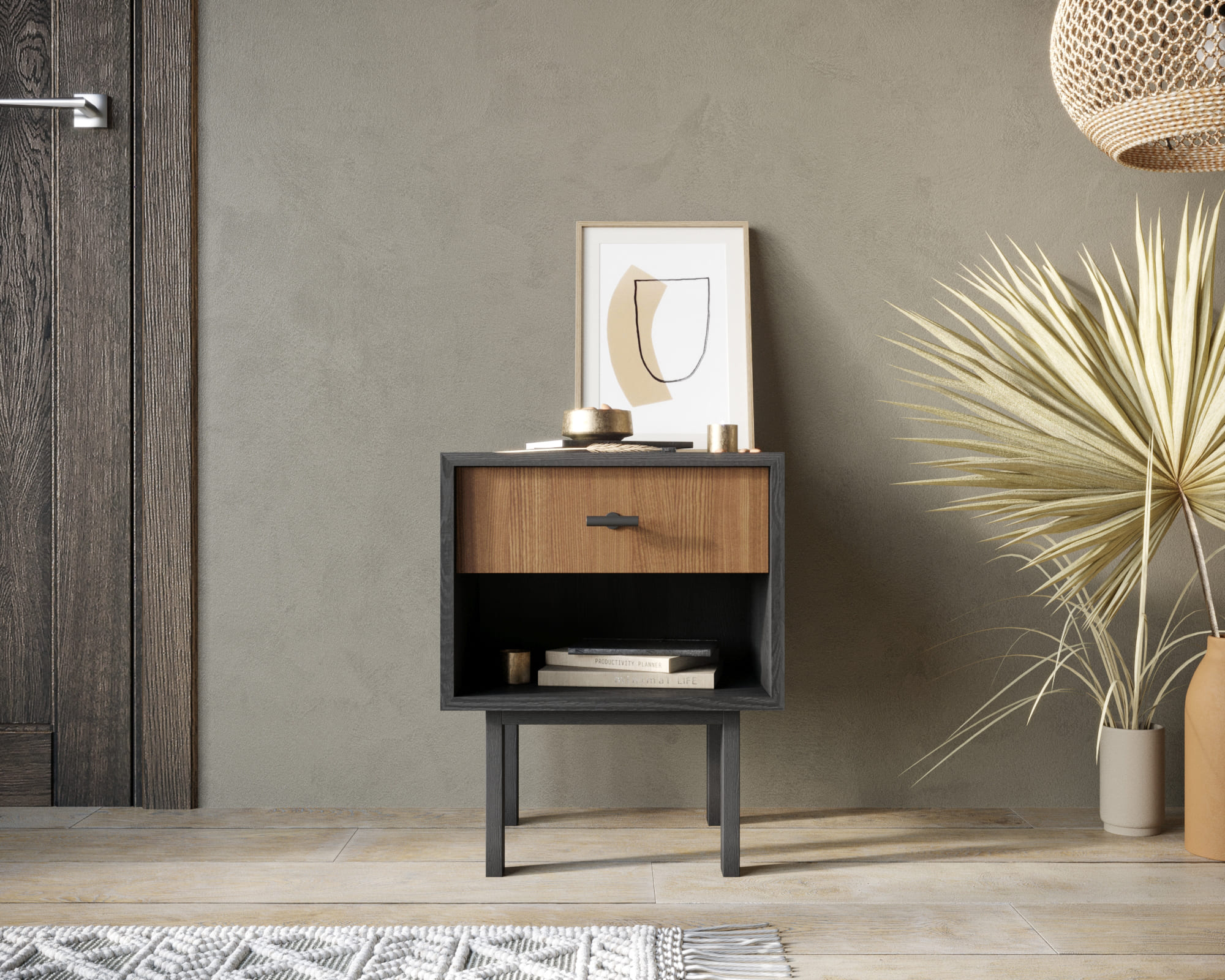 Тумбочка с верхним ящиком "Emerson" арт EM11 в интернет-магазине