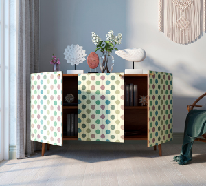 Комод "Berber" три дверки 24 принт арт BB01/Print_24