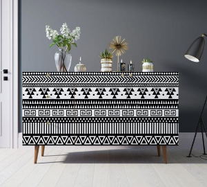 Комод "Berber" с двумя дверками и ящиками принт 19 арт BB17/Print_19