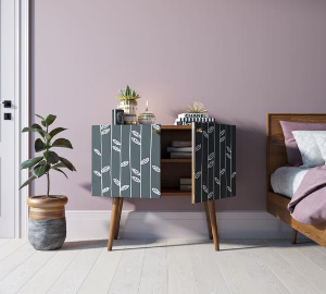 Комод на высоких ножках "Berber" малый принт 18 арт BB13/Print_18