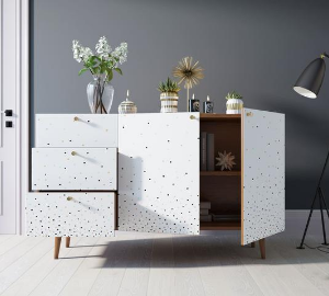 Комод "Berber" с двумя дверками и ящиками принт 15 арт BB17/Print_15