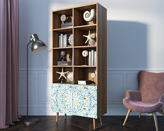 Стеллаж на комоде "Berber" принт 46 арт BB44/Print_46