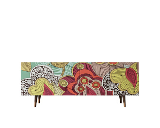 Комод "Berber" удлиненный 6 принт арт BB11/Print_06