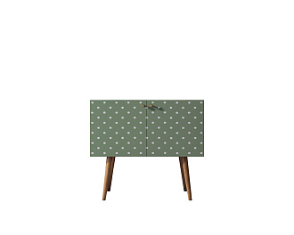 Комод на высоких ножках "Berber" малый принт 12 арт BB13/Print_12