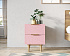 Тумбочка с двумя ящиками "Line" LN07/GR1/pink