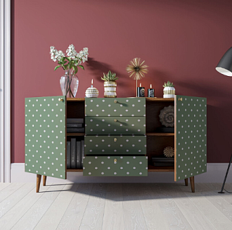 Комод "Berber" с ящиками 12 принт арт BB14/Print_12