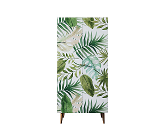 Шкаф малый двухстворчатый "Berber" принт 4 арт BB08/Print_04