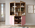 Буфет с двумя дверками "Line" LN11/GR1/pink