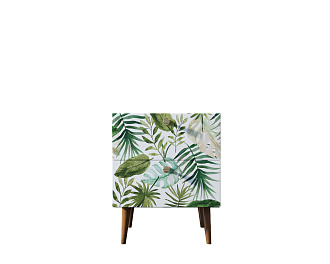 Тумбочка "Berber" с двумя ящиками 4 принт арт BB03/Print_04