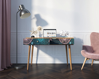 Стол рабочий "Berber" малый принт 32 арт BB32/Print_32