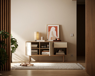 Комод с дверками "Alice" арт ALC15