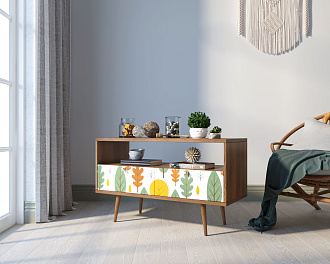 Консоль "Berber" с двумя ящиками принт 30 арт BB22/Print_30