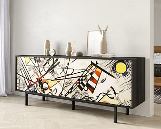 Комод с четыремя дверками "Emerson" by Kandinsky арт EM01/Print_01
