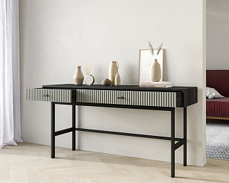 Консоль с двумя ящиками "Emerson" арт EM22/gray/L