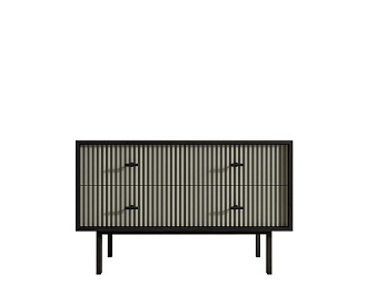 Комод с четырьмя ящиками "Emerson" арт EM05/gray/L