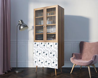 Буфет "Berber" малый принт 36 арт BB30/Print_36