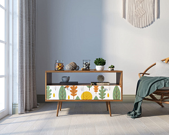 Консоль "Berber" с двумя ящиками принт 30 арт BB22/Print_30