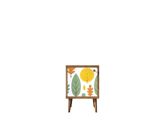 Тумбочка "Berber" с дверкой 30 принт арт BB21/Print_30