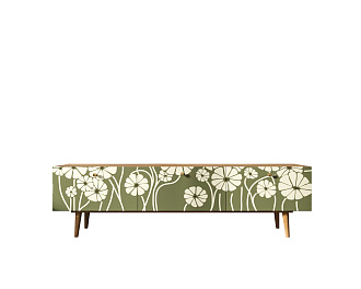 Комод "Berber" с ящиками низкий под TV арт BB19/Print_53