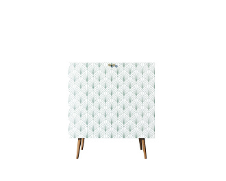 Комод "Berber" две дверки малый 38 принт арт BB38/Print_38