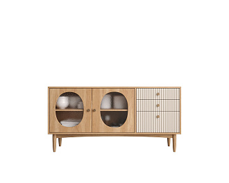 Комод "Bubble" с двумя дверками и тремя ящиками арт BBL05
