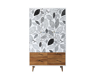 Шкаф трехстворчатый "Berber" принт 9 арт BB02/Print_09