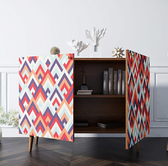 Комод "Berber" две дверки 2 принт арт BB04/Print_02