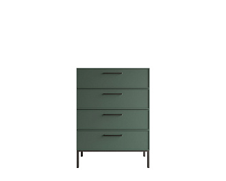 Комод вертикальный с четырьмя ящиками "Nicole" арт NEM18G