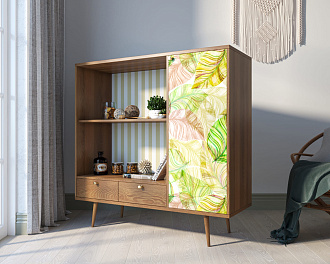 Стеллаж с нишей "Berber" принт 29 арт BB28/Print_29