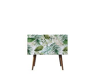 Комод на высоких ножках "Berber" малый принт 4 арт BB13/Print_04