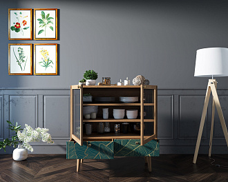 Буфет низкий "Berber" принт 41 арт BB47/Print_41