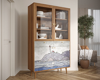 Буфет "Berber" принт 51 арт BB07/Print_51