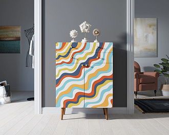 Комод "Berber" большой 21 принт арт BB12/Print_21