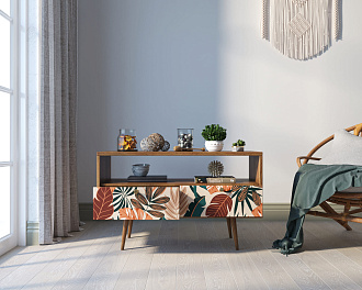 Консоль "Berber" с двумя ящиками принт 25 арт BB22/Print_25