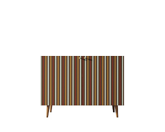 Комод "Berber" две дверки 20 принт арт BB04/Print_20