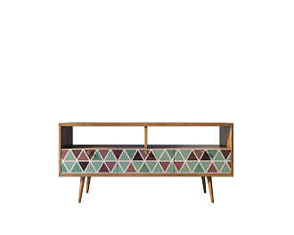 Консоль "Berber" с тремя ящиками принт 26 арт BB23/Print_26