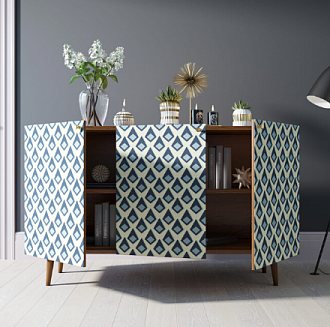 Комод "Berber" три дверки 13 принт арт BB01/Print_13