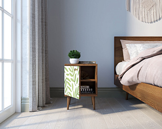 Тумбочка "Berber" с дверкой 28 принт арт BB21/Print_28