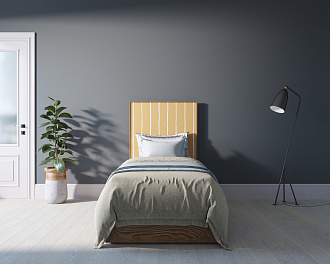 Кровать "Berber" 90 на 200 принт 43 арт BB43/Print_43