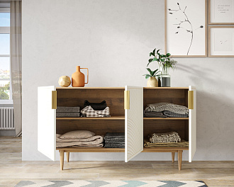 Комод с тремя дверками "Line" LN02/GR1/beige