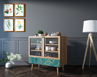 Буфет низкий "Berber" принт 41 арт BB47/Print_41