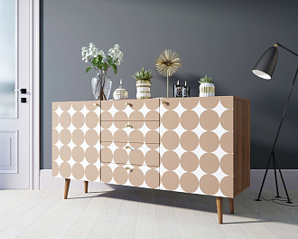 Комод "Berber" с ящиками 17 принт арт BB14/Print_17