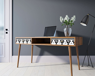 Стол рабочий "Berber" принт 19 арт BB18/Print_19