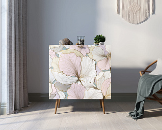 Комод "Berber" две дверки малый 31 принт арт BB38/Print_31