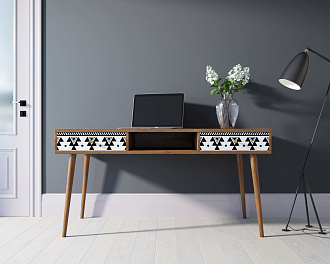 Стол рабочий "Berber" принт 19 арт BB18/Print_19