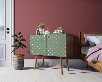 Комод на высоких ножках "Berber" малый принт 12 арт BB13/Print_12