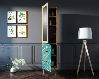 Буфет "Berber" узкий принт 41 арт BB39/Print_41