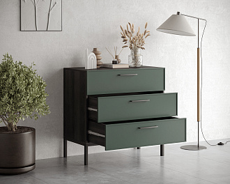 Комод с тремя ящиками "Nicole" NLN12G
