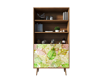 Стеллаж с дверками "Berber" принт 29 арт BB26/Print_29